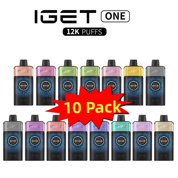 all iget bar flavours - IGET One Multiple Flavours - 10 Pack